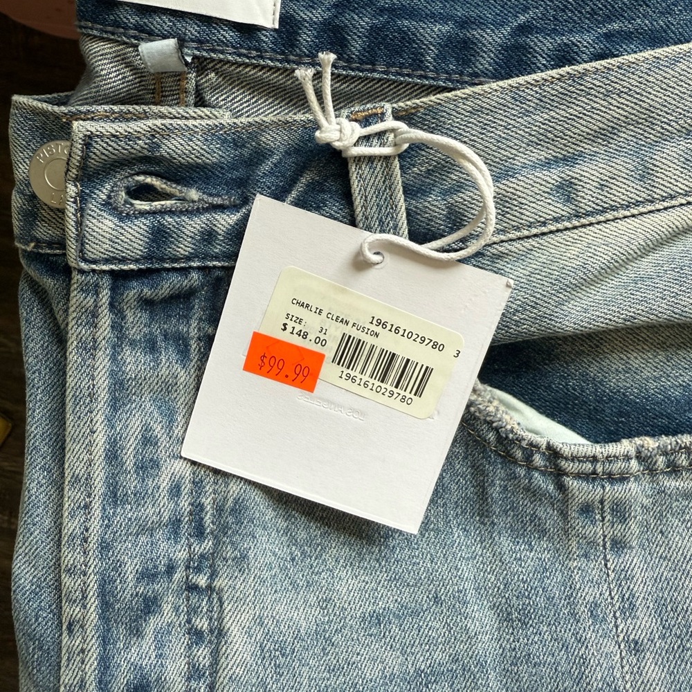 NWT Pistola Charlie High Rise Straight Leg Jeans - Picture 2 of 6